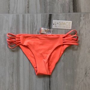 NWT L*Space Low Down Bikini Bottom Sorbet